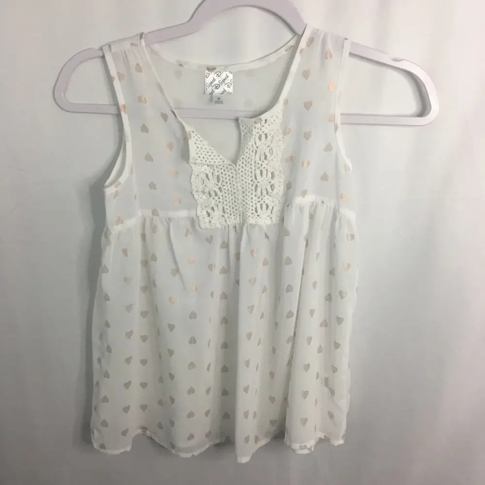 Disney D-Signed Girl's Sleeveless Top Size Medium